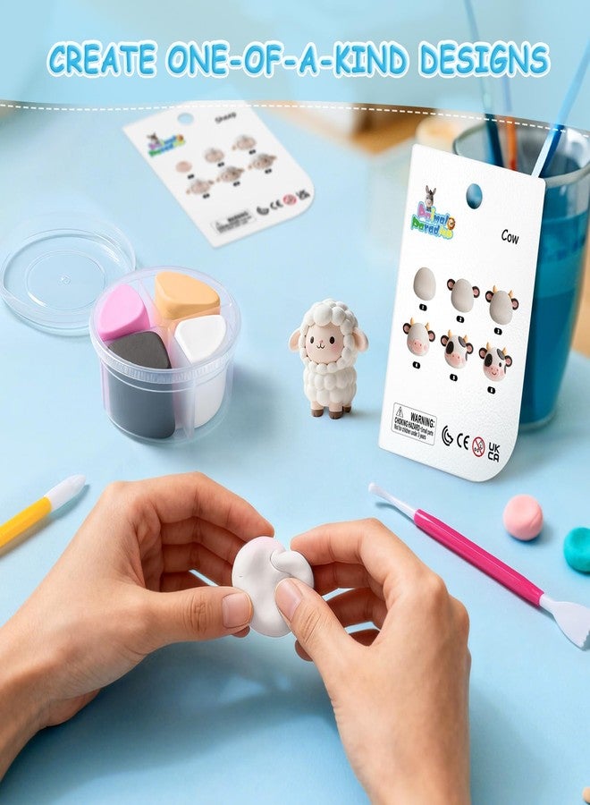 CLYMENE Air Dry Clay Kit for Kids, 12 Animals Modeling Clay with Tools & Tutorials, Arts and Crafts Creative Toys for Boys and Girls Ages 3+ - Image 5